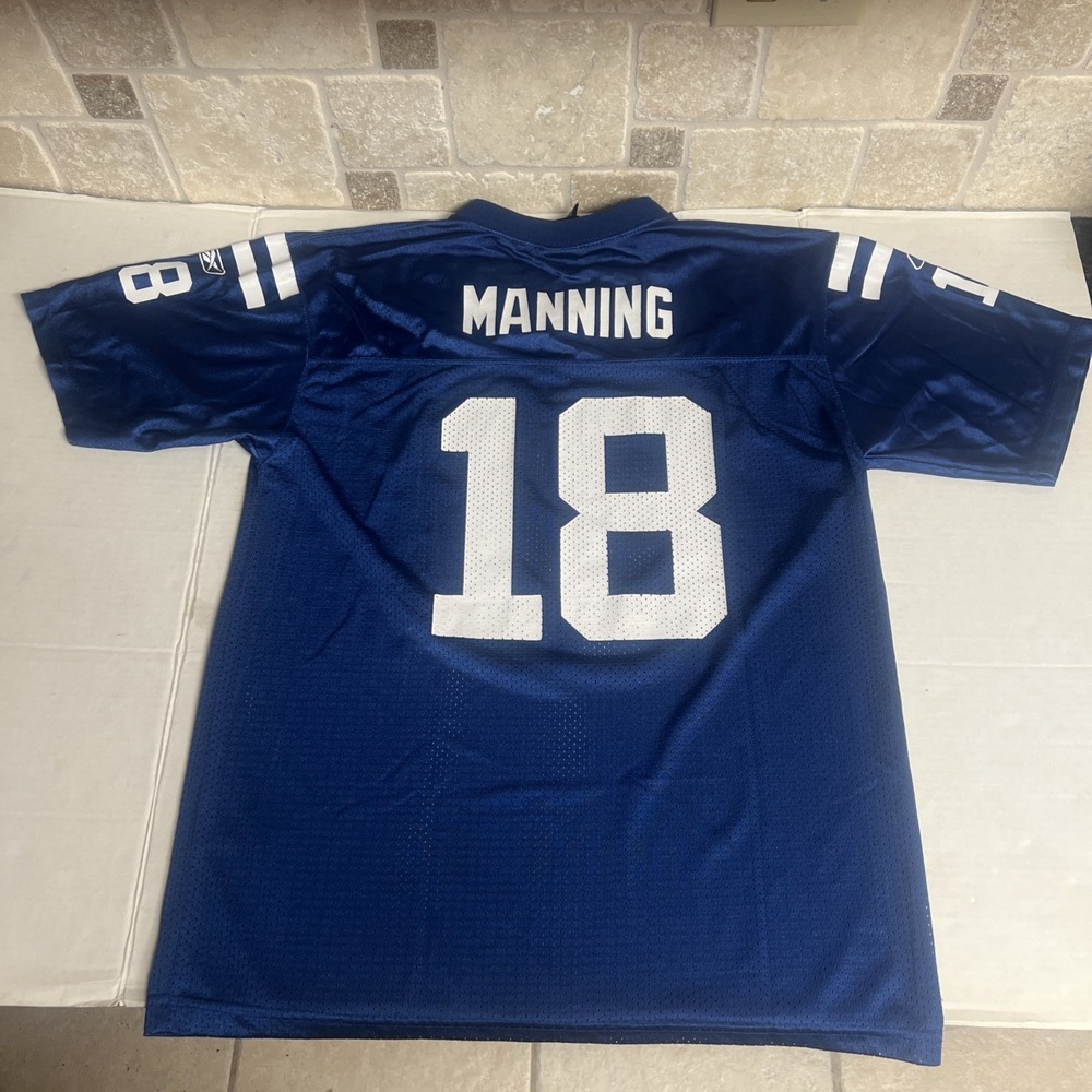 Reebok Indianapolis Colts Peyton‎ Manning #18 Jersey Youth XL
